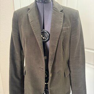 Zara Basic Women's Jacket Size M Olive Green